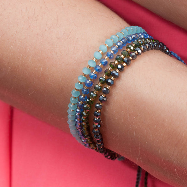 Amadoria Bracelets Cristaux Aqua