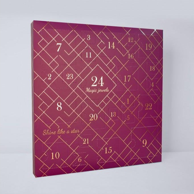 Burgundy Jewellery Advent Calendar 2019 - Amadoria