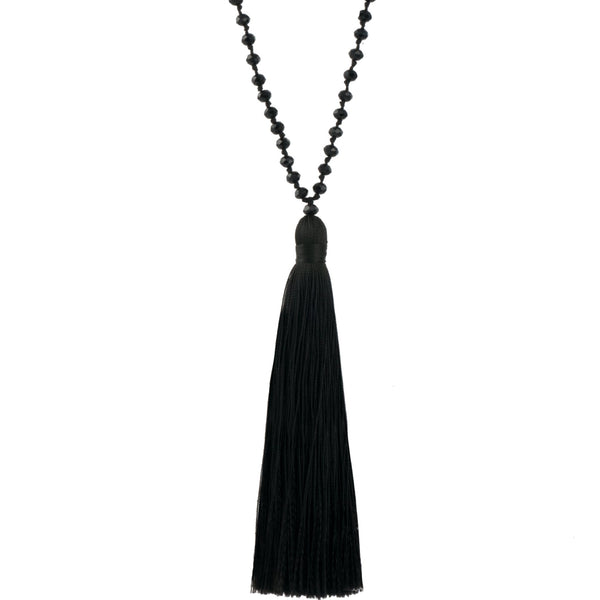 Talya Core Necklace Black Black Amadoria