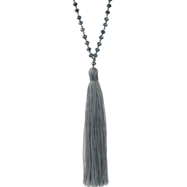 Talya Core Necklace Grey Grey Amadoria